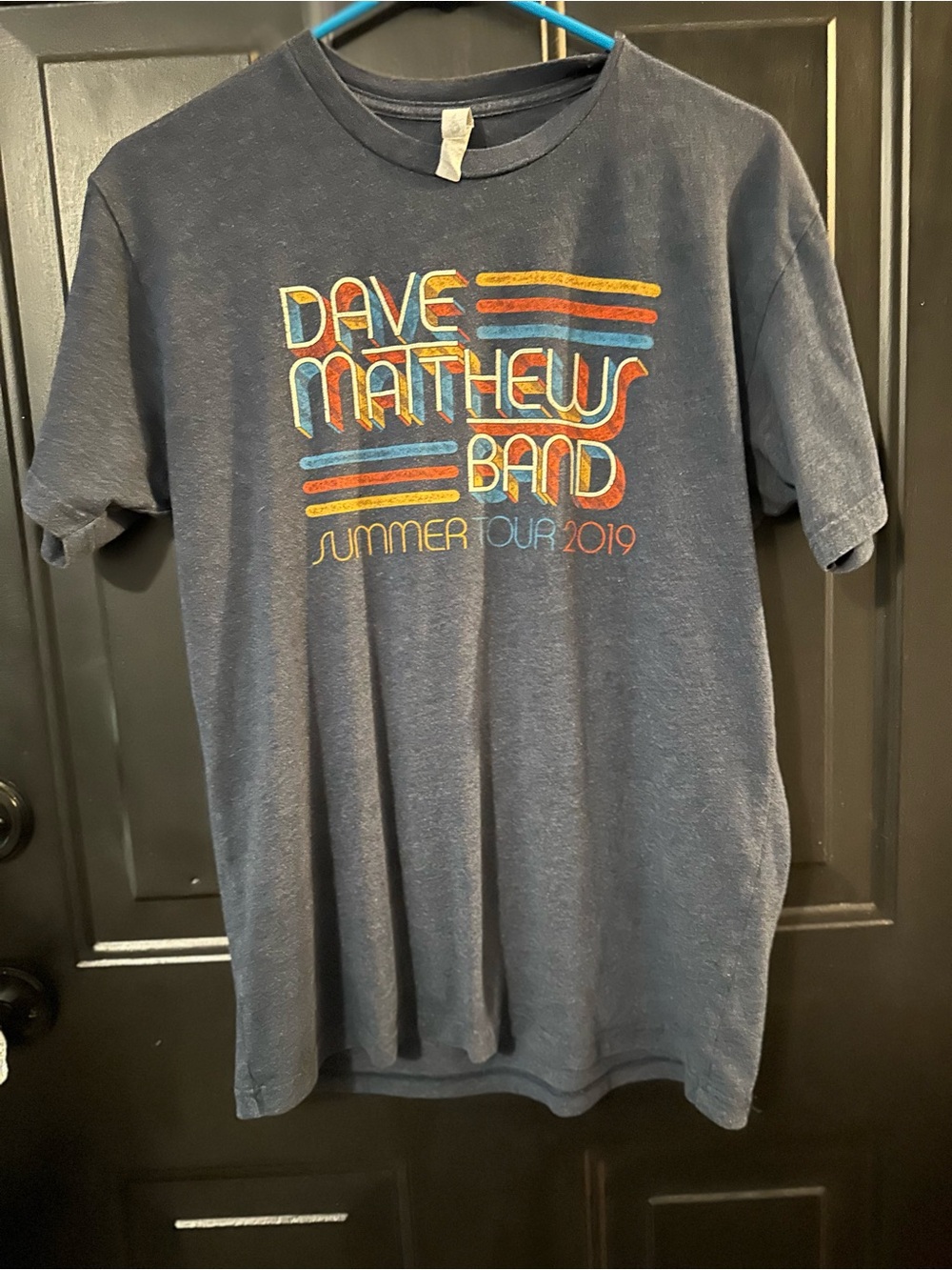 2019 Dave Matthews Band Navy Blue Short Sleeve Tour Tee